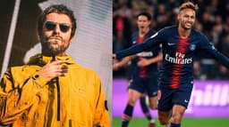 Montagem - Liam Gallagher X Neymar