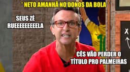 Meme: Corinthians e Palmeiras