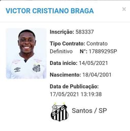 Victor Braga - Santos