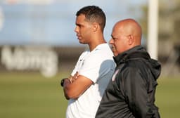 Fernando Lázaro e Mauro da Silva - Treino Corinthians