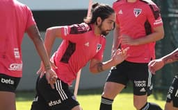 São Paulo treino Benítez