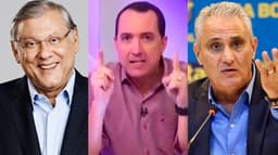 Milton Neves, Carlos Cereto e Tite