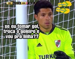 Meme: Enzo Pérez goleiro