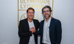 Rudi Garcia e Juninho Pernambucano - Lyon