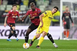 Villarreal x Manchester United - Final da Liga Europa - Gerard Moreno e Paul Pogba