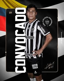 Alan Franco se junta ao grupo de desfalques que o Galo terá nesta Data-FIFA