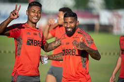 Bruno Henrique e Rodinei - Flamengo