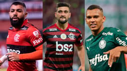 GABIGOL (FLAMENGO), DE ARRASCAETA (FLAMENGO) E GABRIEL VERON (PALMEIRAS)