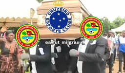 Meme: Cruzeiro eliminado pela Juazeirense