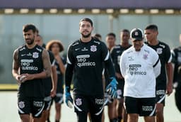 Caíque França - Treino Corinthians