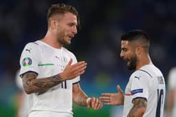 Immobile e Insigne - Turquia x Itália