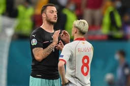 Áustria x Macedônia do Norte - Arnautovic e Alioski