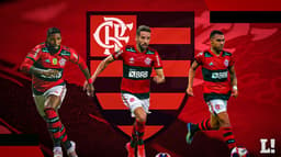 Isla, Matheuzinho e Rodinei - Arte (Flamengo)