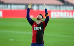 Lionel Messi - Barcelona - Homenagem a Maradona - Camisa Newell's Old Boys