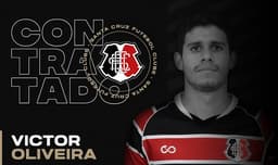 Victor Oliveira anunciado pelo Santa Cruz