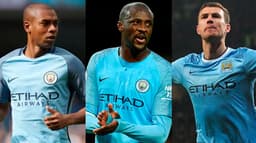 Fernandinho, Yaya Touré e Dzeko