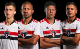 Vitor Bueno, Joao Rojas, Gabriel Sara e Galeano