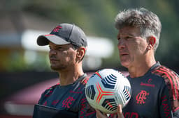 Renato Gaúcho e Alexandre Mendes - Flamengo