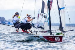 Martine e Kahena tentam manter tradição de medalhas da vela em Jogos Olímpicos (Foto: World Sailing)