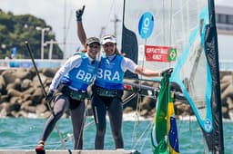 Martine Grael e Kahena Kunze