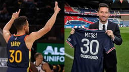 Montagem - Curry e Messi