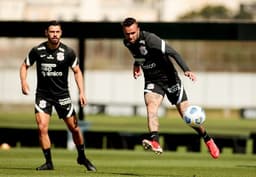 Luan e Giuliano - Treino Corinthians