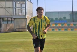 Neto Borges treinando no Tondela