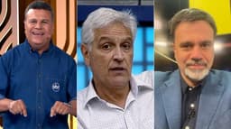 Téo José, Fábio Sormani e Mauro Beting