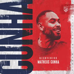 Matheus Cunha no Atlético de Madrid