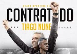 Tiago Nunes anunciado pelo Ceará