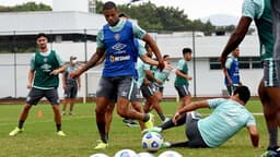 Caio Paulista - Treino Fluminense