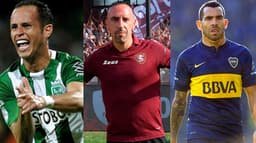 Alejandro Guerra no Palmeiras, Ribery na Salernitana, e Carlos Tevez pelo Boca Juniors