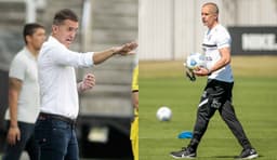 Montagem - Vagner Mancini e Sylvinho - Corinthians