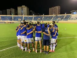 Grupo do Confiança na partida contra o Sampaio Corrêa