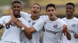 Equipe Sub-20 do Santos FC goleia EC São Bernardo por 4 a 0 pelo Campeonato Paulista