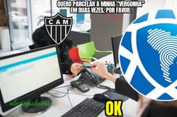 Meme: Atlético-MG e o recurso contra o Palmeiras