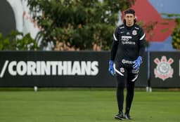 Cássio - Treino Corinthians