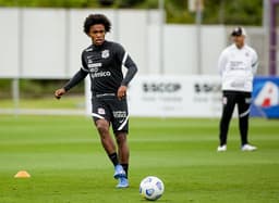 Willian - Treino Corinthians