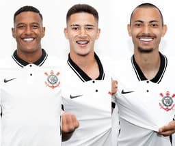 Keven, Lucas Belezi e Robert Renan - Corinthians