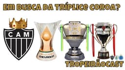 O Galo pode se igualar o rival Cruzeiro e conquistas os principais títulos nacionais de 2021