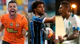 Dentinho (Shakhtar Donetsk),uma do Victor Ferraz (Grêmio) e uma do Paulinho.