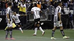 Corinthians x Santos - Comemoração Jô