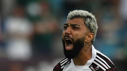 Palmeiras x Flamengo - Comemoração Gabigol