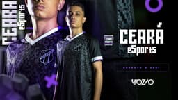 Camiseta da linha eSports do Ceará