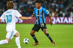 Jaílson, pelo Grêmio, enfrenta o Real Madrid no Mundial de 2017