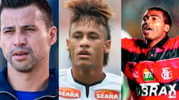 Fábio (Cruzeiro), Neymar (no Santos) e Romário (no Flamengo).