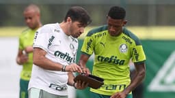 Abel Ferreira e Danilo - Treino Palmeiras