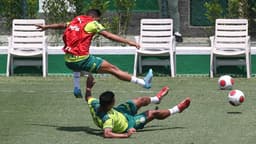 Rony Gabriel Menino treino Palmeiras