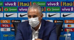 Tite - coletiva Equador x Brasil