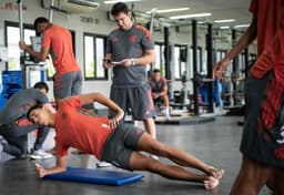 Sub-17 do Flamengo - Reapresentação no Ninho do Urubu